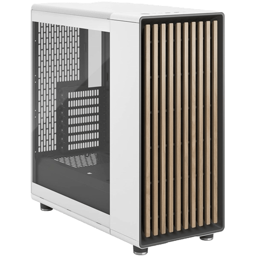 Fractal North TG Mid Tower Case - White 